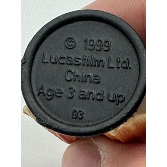 1999 Star Wars Episode 1 Phantom Menace - Lot of 3 Mini Vinyl Bust Statues 1.5” - Picture 5 of 6